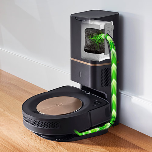 Убирает за вами и за собой iRobot Roomba s9+
